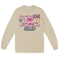 Mushroom why fall in love when you can fall asleep Long Sleeve Tee - CowGirlArtShop