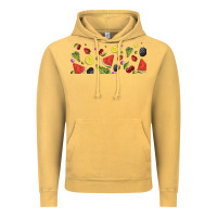 Vintage Mustard summer fruits Vintage Hoodie - TumblerDesignByShophia