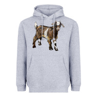 Heather Grey Baby Tennessee Fainting Goat Heavyweight Hoodie - LillyAllenDesigns
