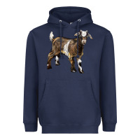 Navy Baby Tennessee Fainting Goat Heavyweight Hoodie - LillyAllenDesigns
