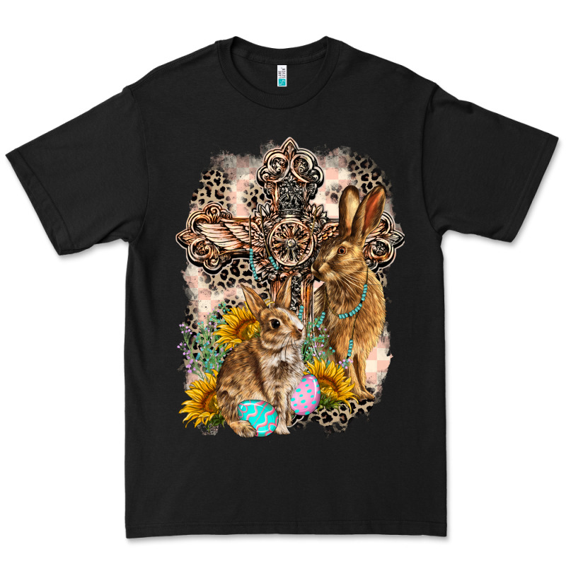Western Rabbit With Crosses Premium Tee by LillyAllenDesigns | Teevron