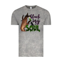 Cloud Rock Black my soul Vintage Tee - NancyCooperArtShop