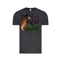 Vintage Black Black my soul Vintage Tee - NancyCooperArtShop