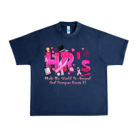 Navy breast cancer hr human resources Urban Heavy Tee - texasbilliewilder