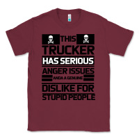 Burgundy TRUCKER Classic Tee - Bettercallsaul