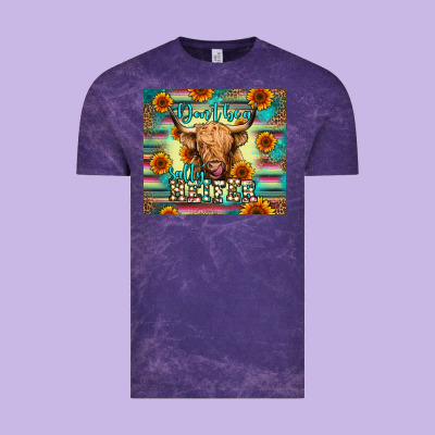 Don't Be A Salty Heifer Vintage Tee Designed By Jasminsmagicworld