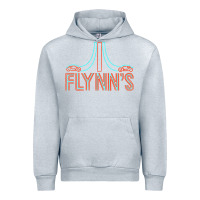 Heather Grey flynns place   tron   1980s Urban Hoodie - lanVoArt
