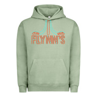 Pigment Oil Green flynns place   tron   1980s Urban Hoodie - lanVoArt