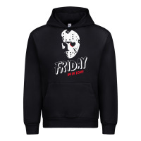 Black friday the 13th friday i'm in love vintage style horror halloween t sh Urban Hoodie - lanVoArt