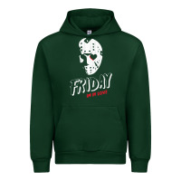 Forest Green friday the 13th friday i'm in love vintage style horror halloween t sh Urban Hoodie - lanVoArt