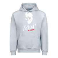 Heather Grey friday the 13th friday i'm in love vintage style horror halloween t sh Urban Hoodie - lanVoArt
