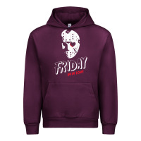 Mauve Wine friday the 13th friday i'm in love vintage style horror halloween t sh Urban Hoodie - lanVoArt