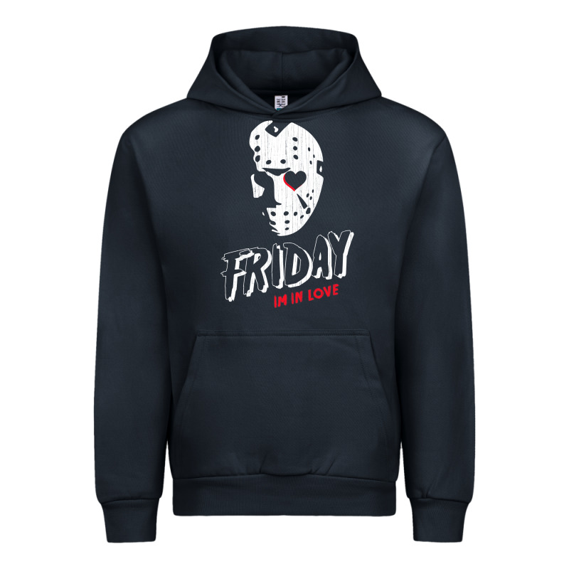 Friday The 13th Friday I'm In Love Vintage Style Horror Halloween T Sh Urban Hoodie by lanVoArt | Teevron