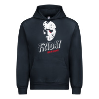 Navy friday the 13th friday i'm in love vintage style horror halloween t sh Urban Hoodie - lanVoArt