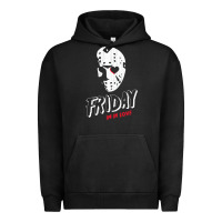 Pigment Black friday the 13th friday i'm in love vintage style horror halloween t sh Urban Hoodie - lanVoArt