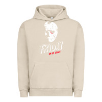 Pigment French Oak friday the 13th friday i'm in love vintage style horror halloween t sh Urban Hoodie - lanVoArt