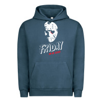 Pigment Midnight Navy friday the 13th friday i'm in love vintage style horror halloween t sh Urban Hoodie - lanVoArt