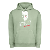 Pigment Oil Green friday the 13th friday i'm in love vintage style horror halloween t sh Urban Hoodie - lanVoArt