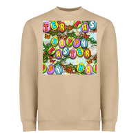 Mushroom Happy Easter Seamless Pattern Heavyweight Sweatshirt - BundleAndBundleShop