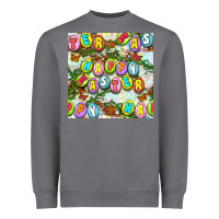 Storm Happy Easter Seamless Pattern Heavyweight Sweatshirt - BundleAndBundleShop
