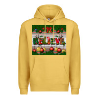 Antique Gold Christmas Believe Premium Hoodie - BundleAndBundleShop