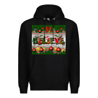Black Christmas Believe Premium Hoodie - BundleAndBundleShop