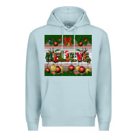 Blue Mist Christmas Believe Premium Hoodie - BundleAndBundleShop