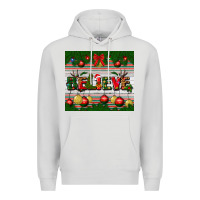 Dove Grey Christmas Believe Premium Hoodie - BundleAndBundleShop