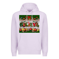 Lilac Christmas Believe Premium Hoodie - BundleAndBundleShop