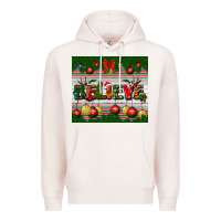 Pale Pink Christmas Believe Premium Hoodie - BundleAndBundleShop