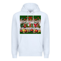 White Christmas Believe Premium Hoodie - BundleAndBundleShop