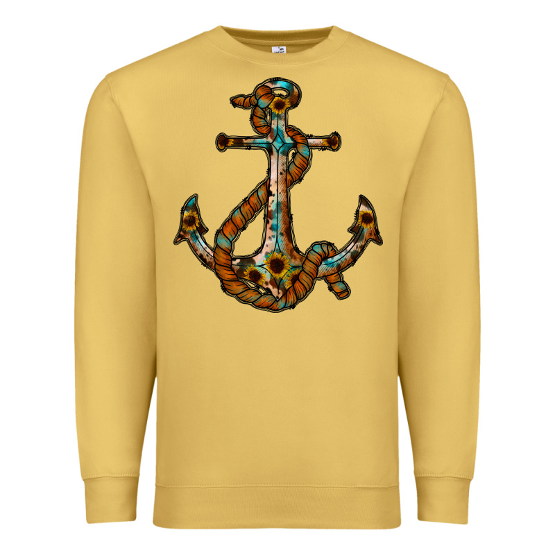 Western Anchor Premium Sweatshirt by RacoonDesign | Teevron
