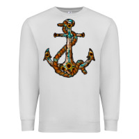 Dove Grey western anchor Premium Sweatshirt - RacoonDesign