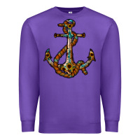 Purple western anchor Premium Sweatshirt - RacoonDesign