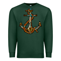 Sports Green western anchor Premium Sweatshirt - RacoonDesign