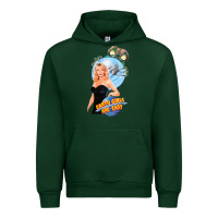 Forest Green not of this earth girls are easy mixup Urban Hoodie - lanVoArt