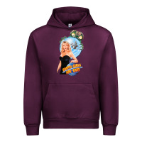 Mauve Wine not of this earth girls are easy mixup Urban Hoodie - lanVoArt