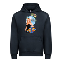 Navy not of this earth girls are easy mixup Urban Hoodie - lanVoArt