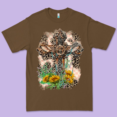 Western With Crosses Premium Tee Designed By Lillyallendesigns