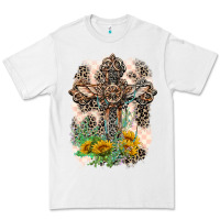White Western with Crosses Premium Tee - LillyAllenDesigns