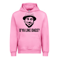 Fuchsia Pink snatch   d'ya like dags. Urban Hoodie - lanVoArt