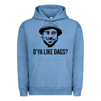 Pigment Pebble Blue snatch   d'ya like dags. Urban Hoodie - lanVoArt