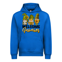 Cobalt welcome gnomies sunflowers Urban Hoodie - BarkalooDesign