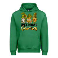 Emerald welcome gnomies sunflowers Urban Hoodie - BarkalooDesign
