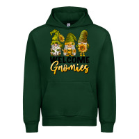 Forest Green welcome gnomies sunflowers Urban Hoodie - BarkalooDesign