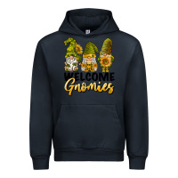 Navy welcome gnomies sunflowers Urban Hoodie - BarkalooDesign
