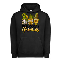 Pigment Black welcome gnomies sunflowers Urban Hoodie - BarkalooDesign