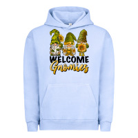 Pigment Grape Ice welcome gnomies sunflowers Urban Hoodie - BarkalooDesign