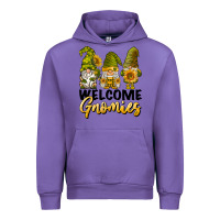 Tulip welcome gnomies sunflowers Urban Hoodie - BarkalooDesign