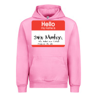Fuchsia Pink hello my name is inigo montoya [princess bride] Urban Hoodie - lanVoArt